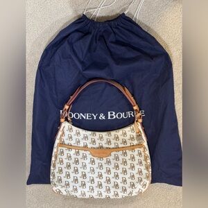 DOONEY & BOURKE 1975 East/West Collins Signature Hobo Vintage Purse w/ Dust Bag